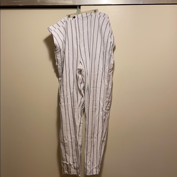 ASOS women Stripe linen pants - Picture 2 of 4